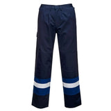 Portwest Bizflame Work Two Tone Fr Trousers FR56 - Navy Royal - Customisable Trousers