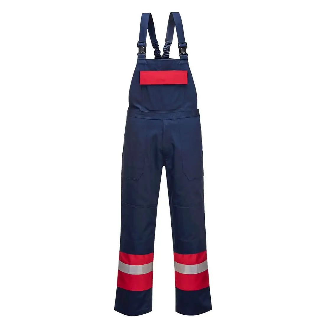 Portwest Bizflame Work Two Tone Fr Bib And Brace FR57 - Navy - Customisable Coveralls
