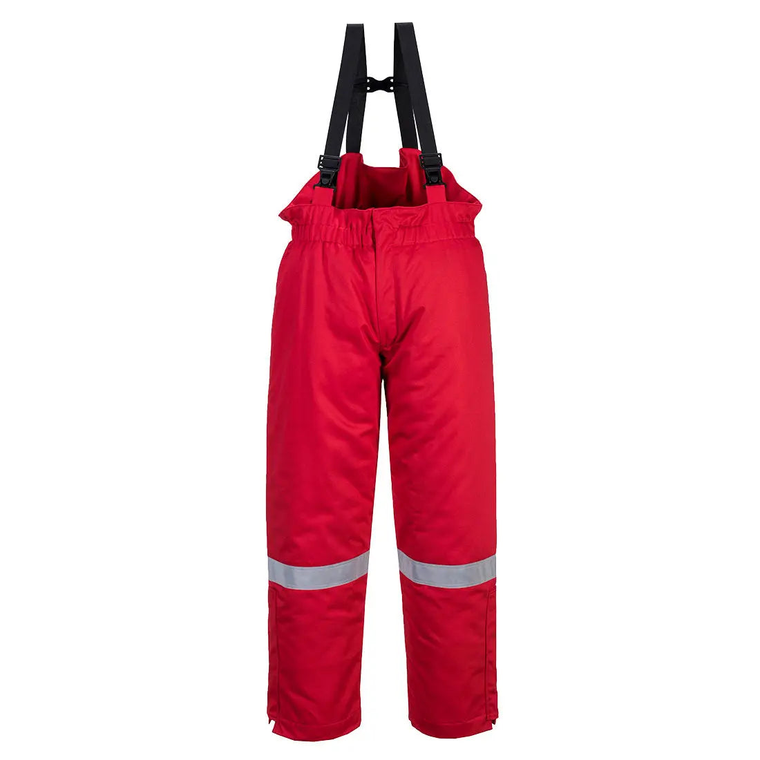 Portwest FR Anti-Static Winter Salopettes Red {{Coming Soon}} - XL Red - Customisable