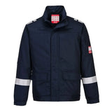 Portwest Bizflame Work Lightweight Stretch Panelled Fr Jacket FR601 - Navy - Customisable Jacket