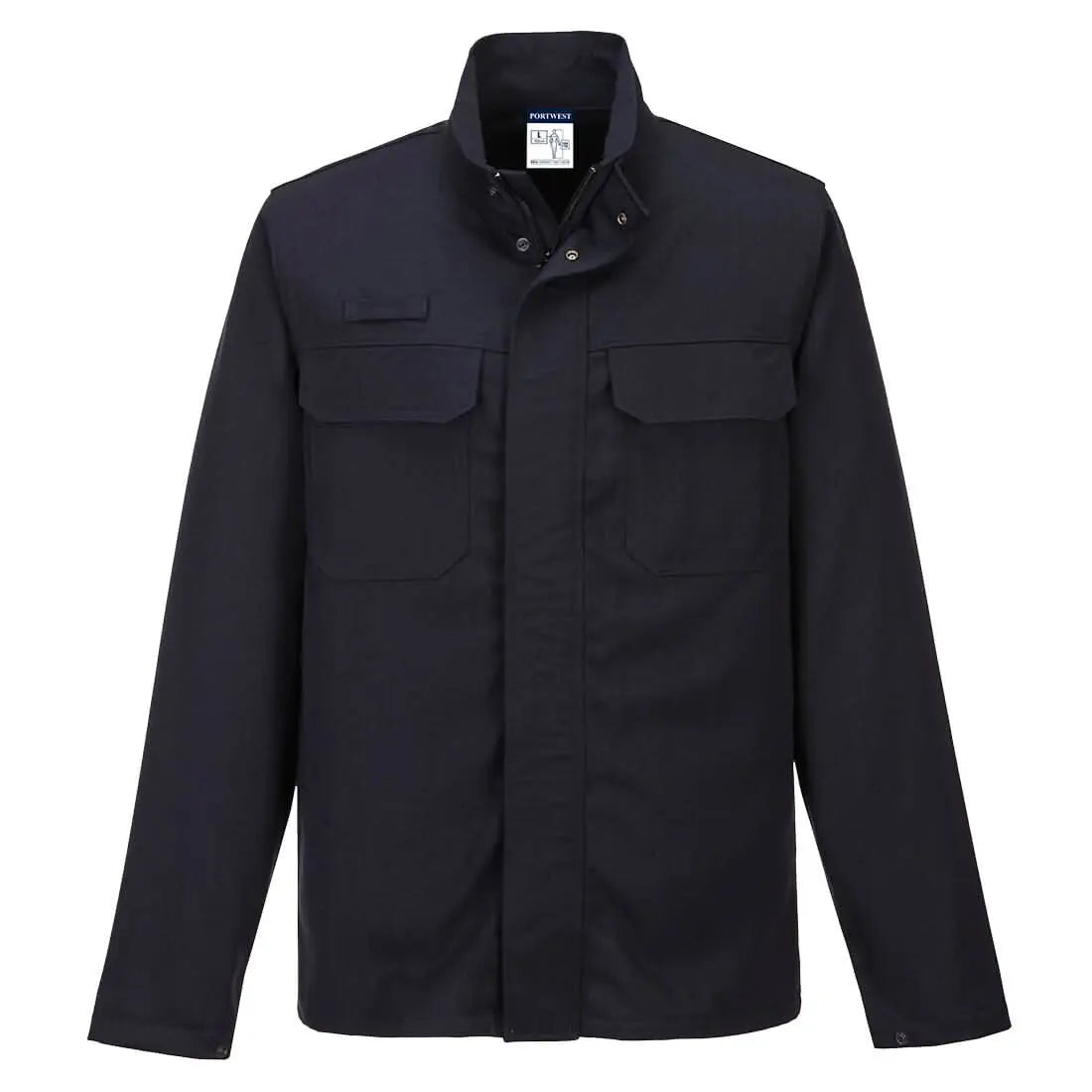 Portwest Aluflame Work Molten Metal Fr Jacket FR65 - Navy - Customisable Jacket