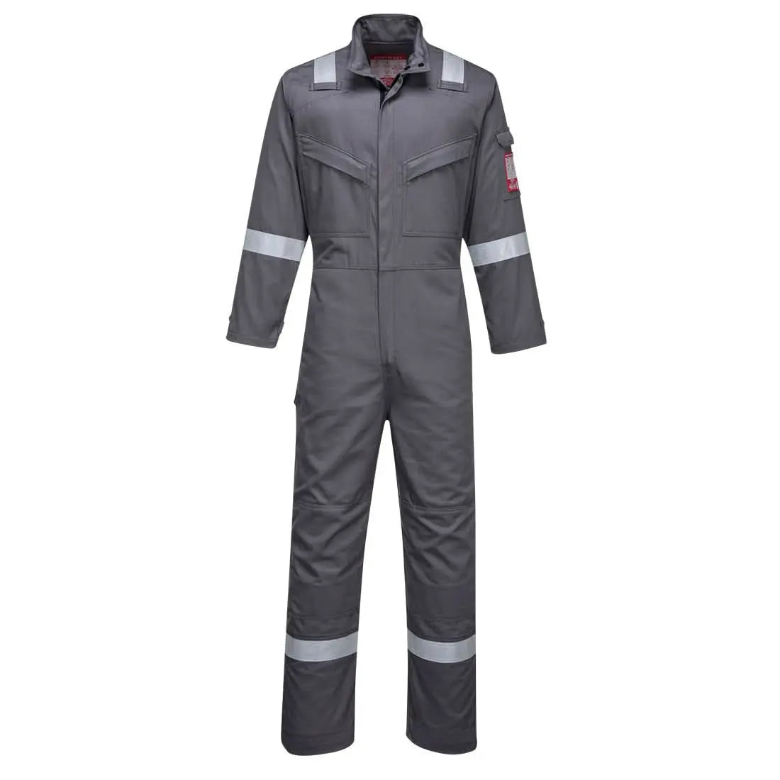 Portwest Bizflame Industry Fr Coverall FR93 - Grey - Customisable Coveralls
