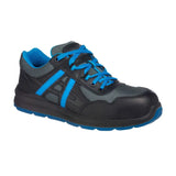 Portwest Compositelite Mersey Trainer S1P FT60 - Black Blue - Customisable Trainers