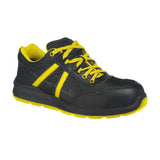 Portwest Compositelite Mersey Trainer S1P FT60 - Black Yellow - Customisable Trainers