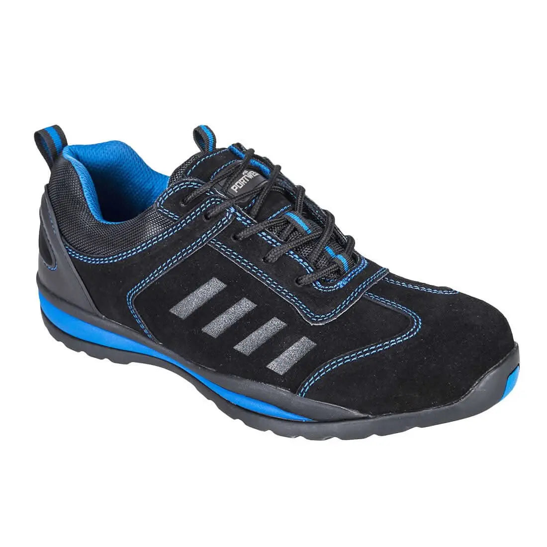 Portwest Steelite Lusum Safety Trainer S1P Hro FW34 - Blue - Customisable Trainers