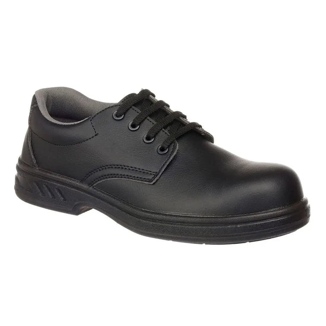 Portwest Steelite Laced Safety Shoe S2 Fo Sr FW80 - Black - Customisable Shoes