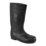 Portwest Steel PVC Wellington S5 FO CI FW95 - Black - Customisable Wellingtons