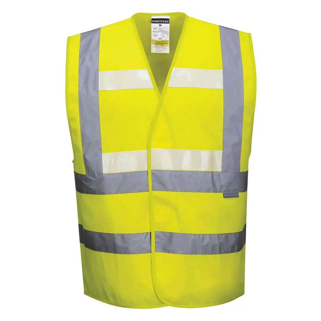 Portwest Triple Technology Vest G470 - Yellow - Customisable HV Vest