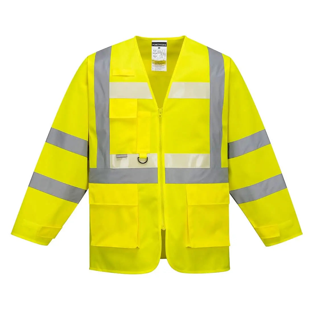 Portwest Hi Vis Glowtex Executive Jacket G475 - Yellow - Customisable Jacket