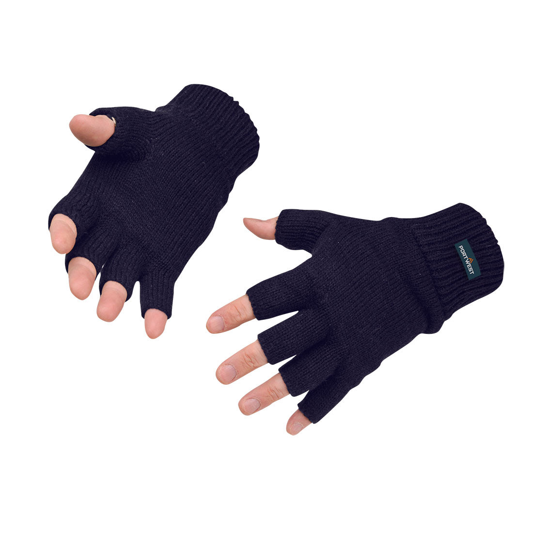 Insulated Fingerless Knit Glove |  Portwest