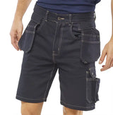 Beeswift Grantham Multi Purpose Pocket Shorts Gmps - Navy Blue - Customisable Shorts