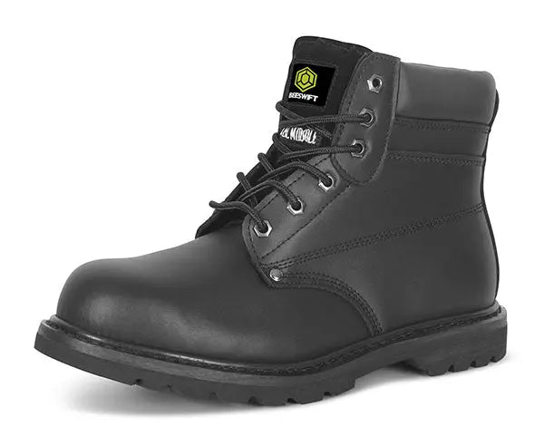 Beeswift Goodyear Welted Inch Boot Gwbmsbl - Black - Customisable Safety Boots