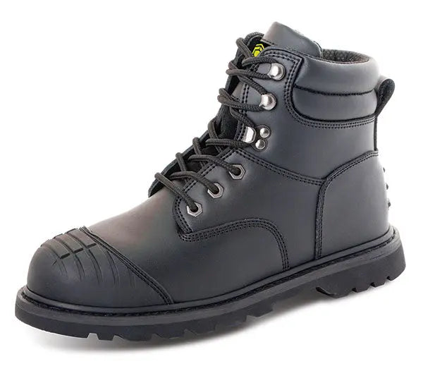 Beeswift Goodyear Welt Boot With Scuff Cap Gwbmssc - Black - Customisable Safety Boots