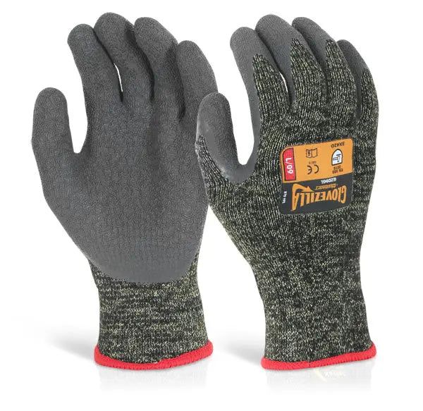 Glovezilla Beeswift Glovezilla Latex Palm Coated Gloves Gz09 - Green - Customisable Latex