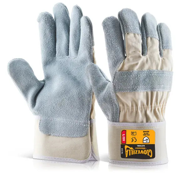 Glovezilla Beeswift Glovezilla Cut Resistant Rigger Gloves Gz70 - White - Customisable Rigger