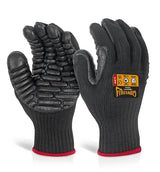 Glovezilla Beeswift Glovezilla Anti Vibration Gloves Gzavg - Black - Customisable Anti-Vibration