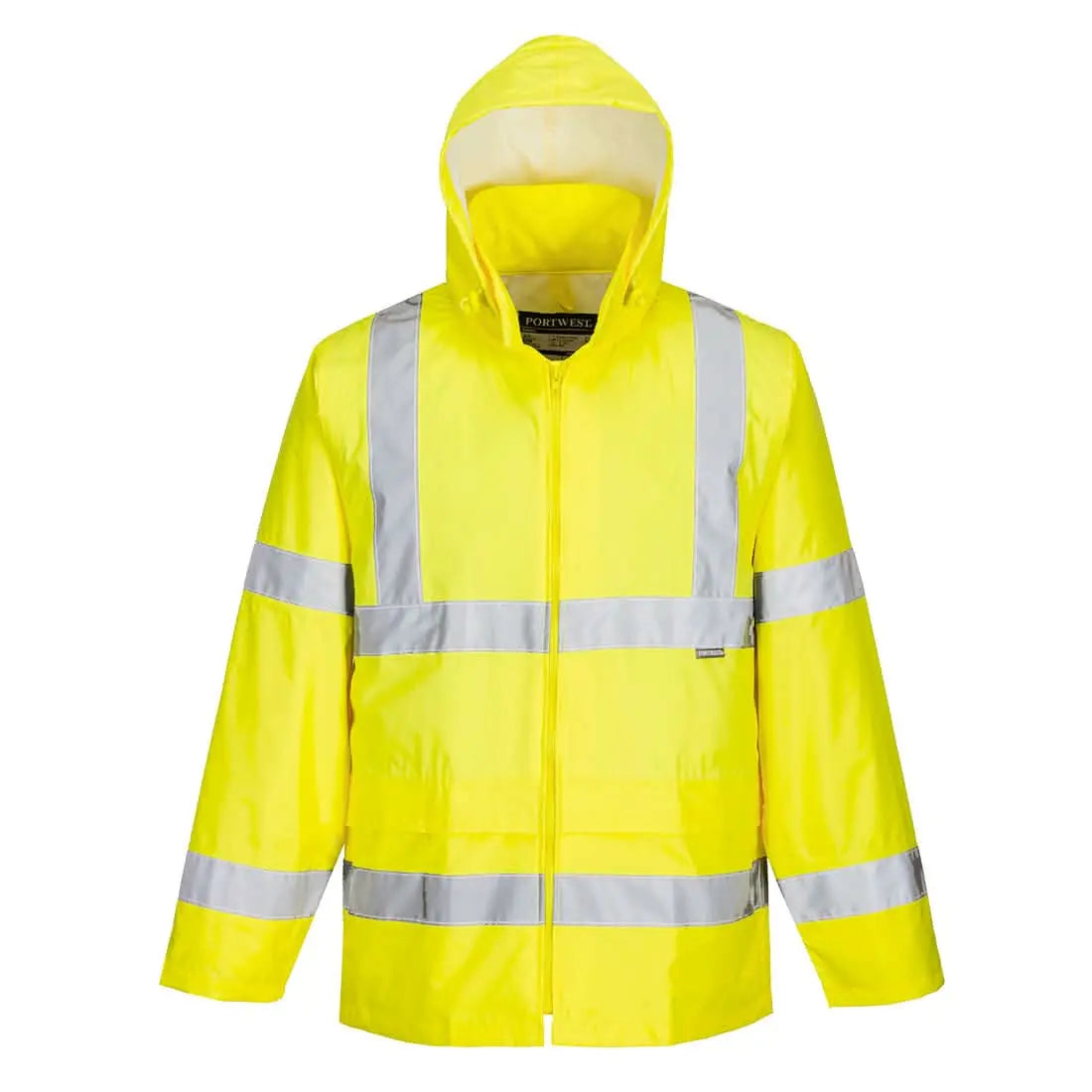 Portwest Hi-vis Waterproof Rain Jacket H440 - Yellow - Customisable Jacket