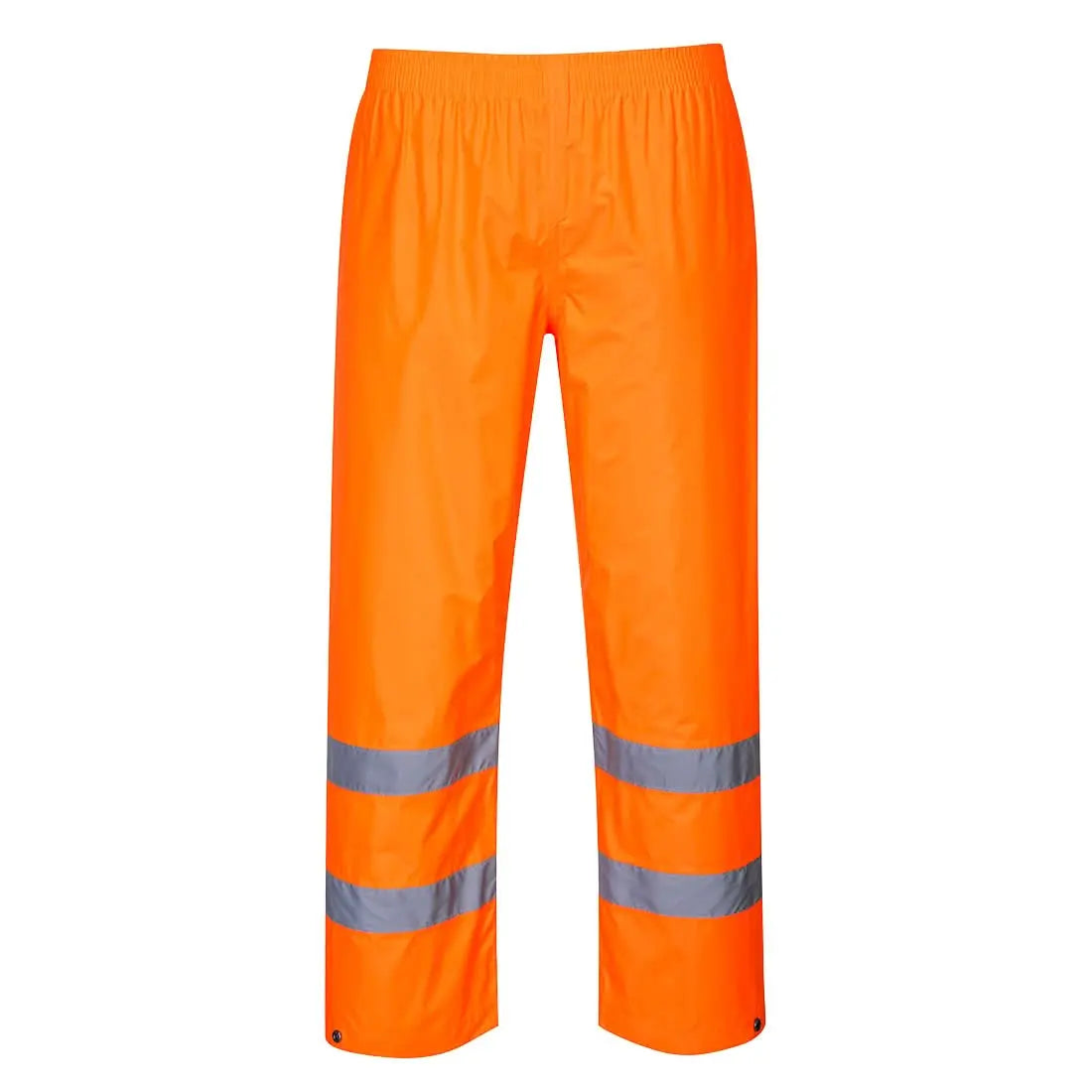 Portwest Hi-Vis Waterproof Rain Trousers H441 - Orange - Customisable Hi-Vis Trousers