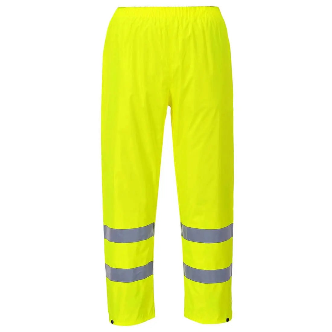 Portwest Hi-Vis Waterproof Rain Trousers H441 - Yellow - Customisable Hi-Vis Trousers