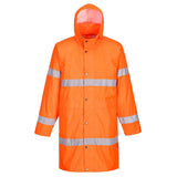 Portwest Hi Vis Rain Coat 100Cm H442 - Orange - Customisable Hi-Vis Jackets