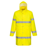 Portwest Hi Vis Rain Coat 100Cm H442 - Yellow - Customisable Hi-Vis Jackets