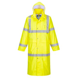 Portwest Hi Vis Rain Coat 122Cm H445 - Yellow - Customisable Hi-Vis Jackets