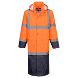 Hi Vis Contrast Raincoat 122cm |  Portwest