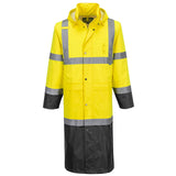 Hi Vis Contrast Raincoat 122cm |  Portwest