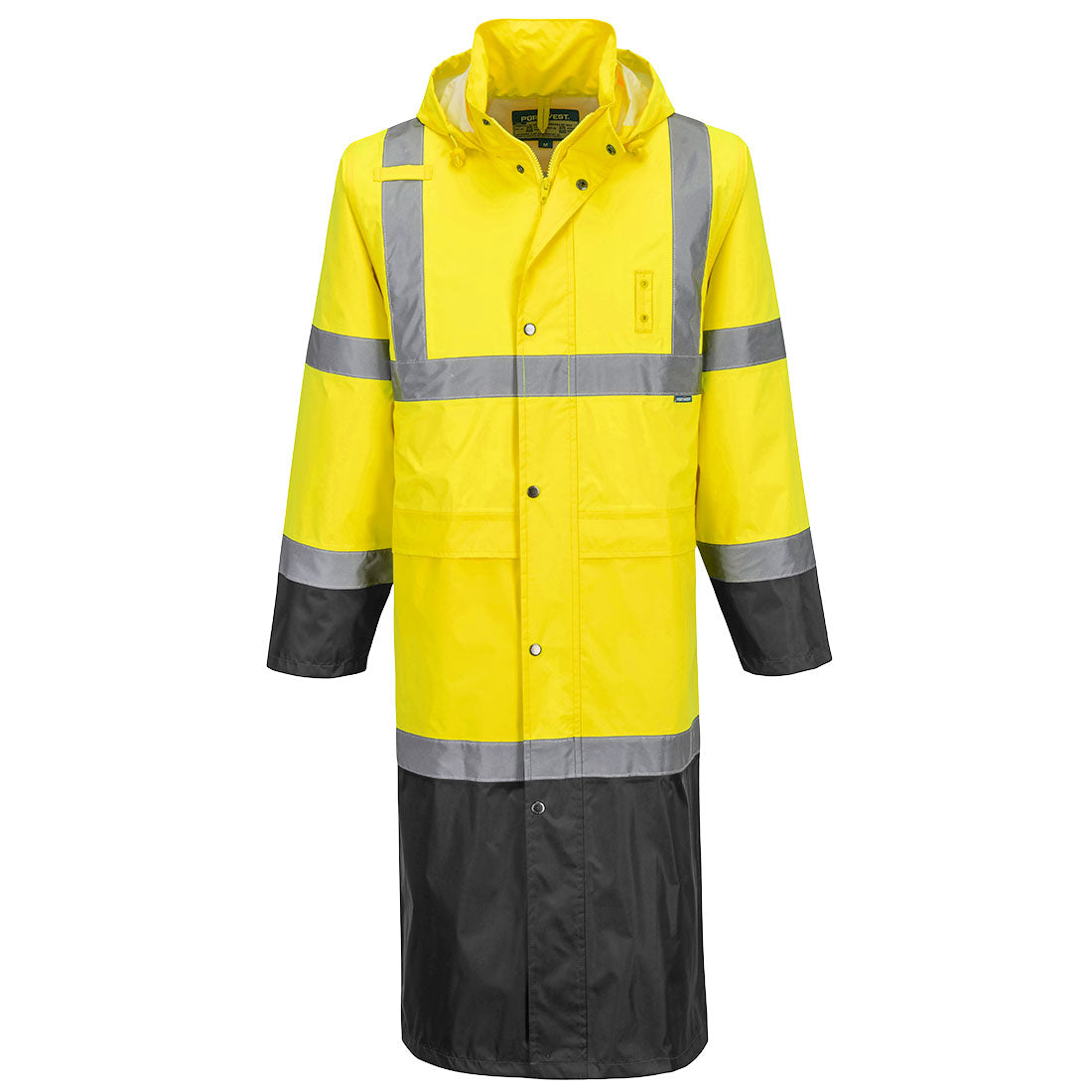 Hi Vis Contrast Raincoat 122cm |  Portwest
