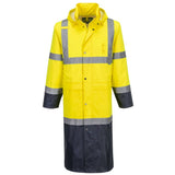 Hi Vis Contrast Raincoat 122cm |  Portwest