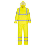 Portwest Hi Vis Packaway Rain Suit H448 - Yellow - Customisable Jacket