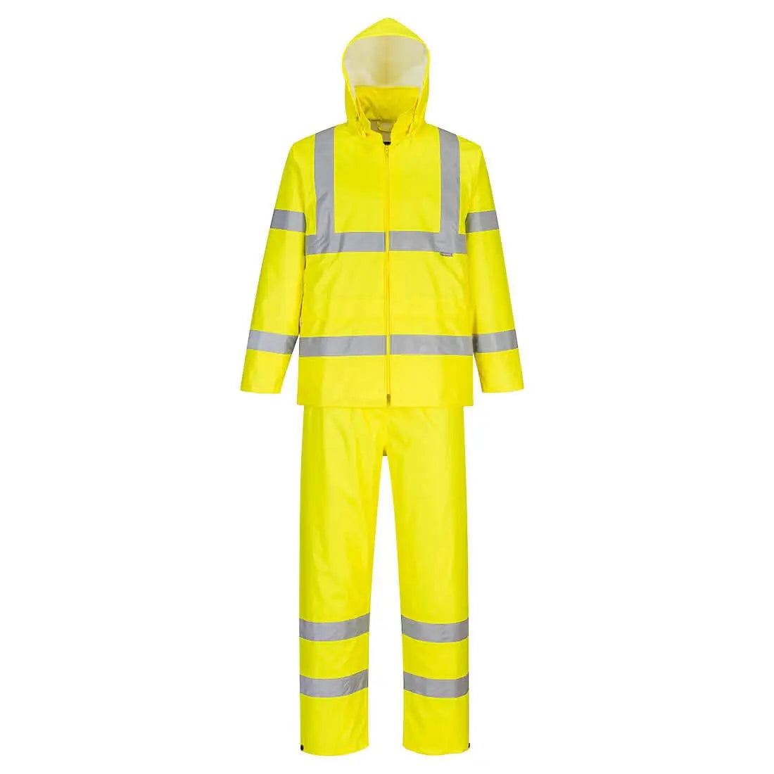 Portwest Hi Vis Packaway Rain Suit H448 - Yellow - Customisable Jacket