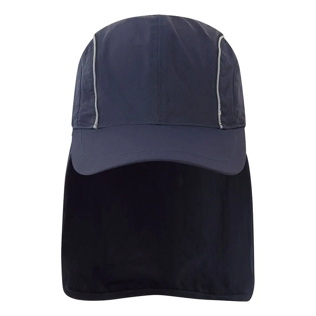 Portwest Breathable Sun Shield Cap HA22 - Navy - Customisable Head Protection