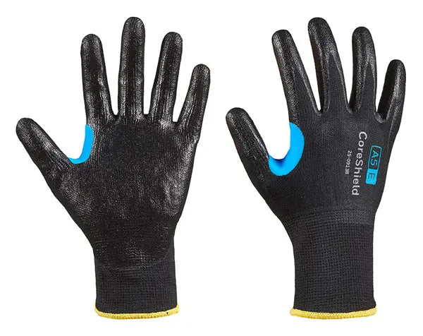 Honeywell Coreshield Smooth Nitrile Cut E Gloves Hw25 0913 - Black - Customisable Nitrile