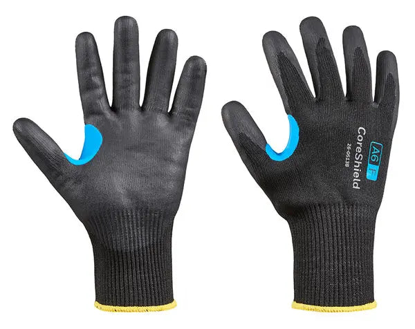 Honeywell Coreshield Micro Foam Cut F Gloves Hw26 0513 - Black - Customisable Nitrile