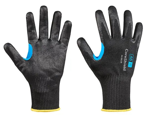 Honeywell Coreshield Smooth Nitrile Cut F Gloves Hw26 0913 - Black - Customisable Nitrile