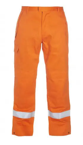 Hyd Multi Cvc Hydrowear Meddo Multi Cvc Fire Retardant Anti Static Trousers Hyd043510 - Orange - Customisable Trousers