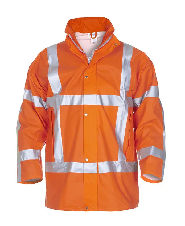 Hyd Fr Ast Multi Hydrowear Neer Multi Fire Retardant Hi Vis Anti Static Waterproof Parka Jacket Hyd065850 - Orange - Customisable Jacket