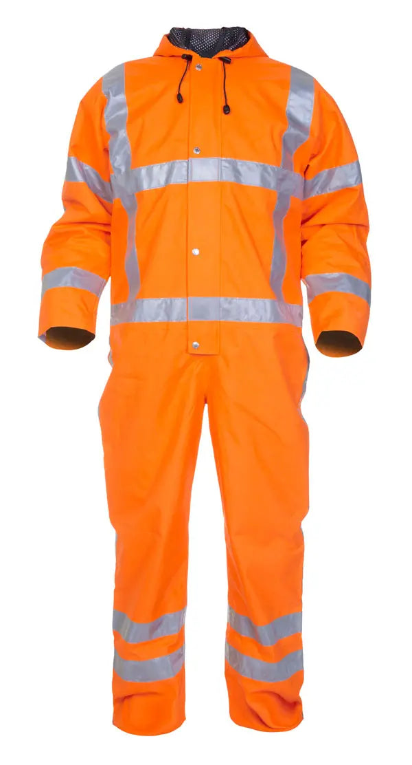 Hyd Sns Hv Hydrowear Ureterp Sns Hi Vis Waterproof Coverall Hyd072380 - Orange - Customisable Coveralls