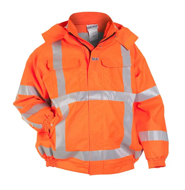 Hyd Sns Milti Norm Hydrowear Moers Multi Sns Fire Retardant Hi Vis Anti Static Pilot Jacket Hyd073400 - Orange - Customisable Jacket