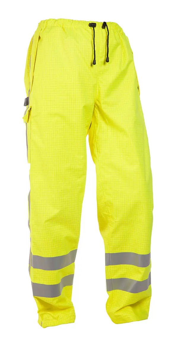 Hyd Sns Milti Norm Hydrowear Miami Multi Sns Fire Retardant Hi Vis Anti Static Waterproof Trousers Hyd073600 - Saturn Yellow - Customisable Trousers