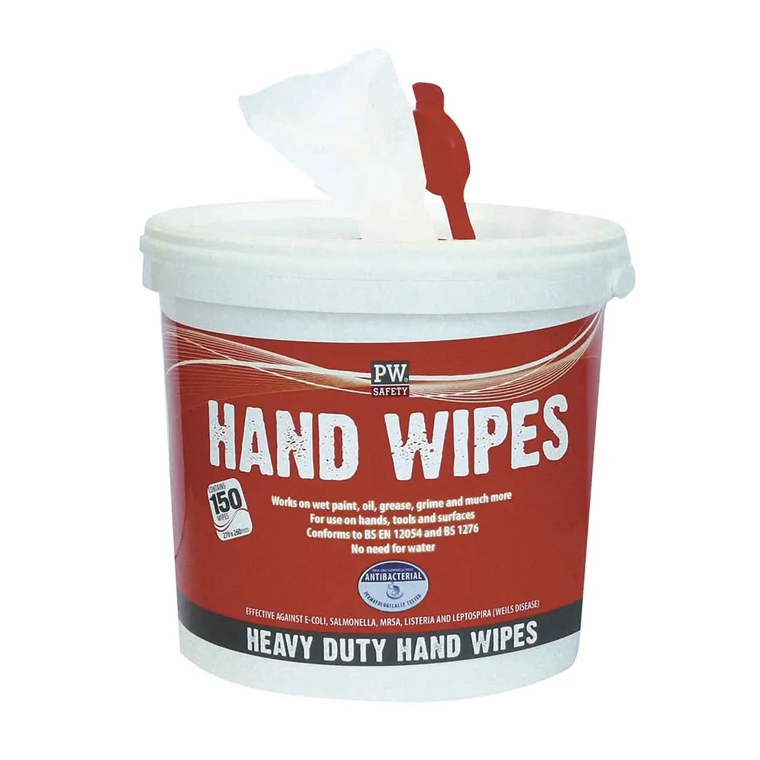 Portwest Hand Wipes 150 Wipes IW10 - White - Customisable PPE