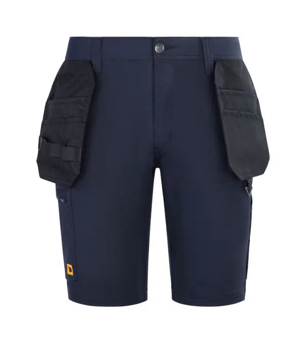 Jcb Workwear Unisex Stretch Holster Pocket Shorts Navy Jcb031 - Navy Blue - Customisable Shorts