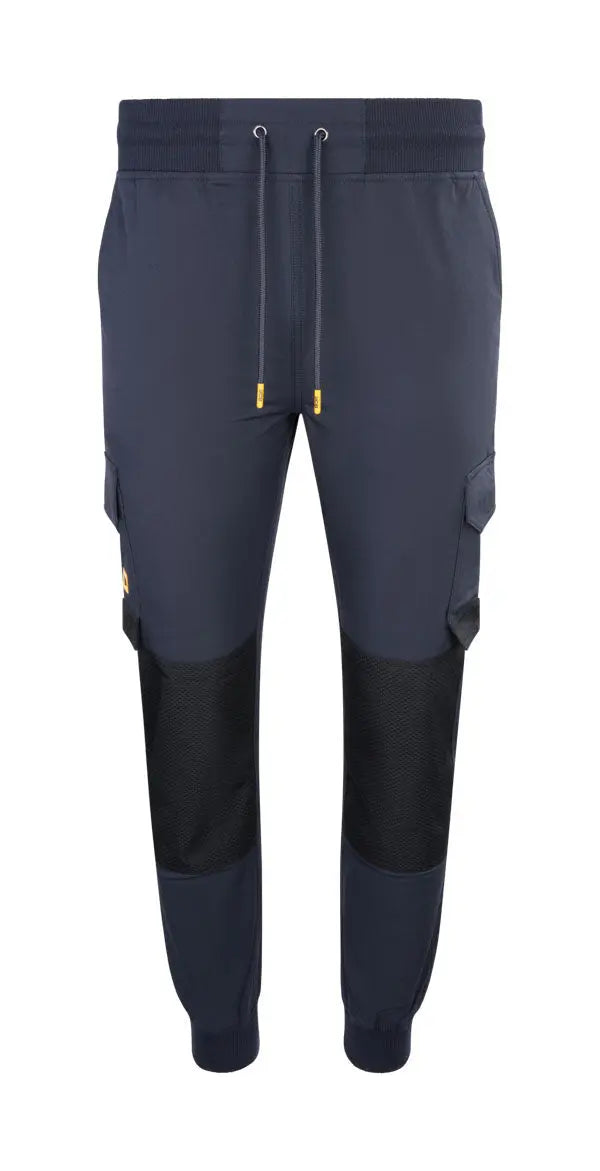 Jcb Workwear Unisex 4 Way Stretch Jogger Jcb033 - Navy Blue - Customisable Trousers
