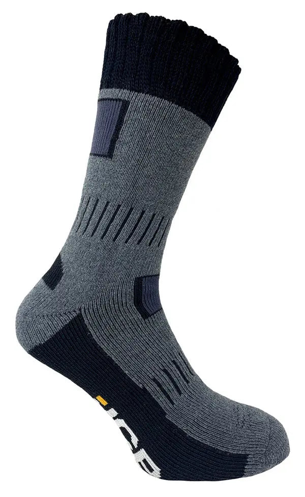Jcb Workwear Rigger Boot Socks (Size 9 12 Uk) Jcbx000052 - Grey Size 9-12 UK - EUR 44-47 - Customisable Socks