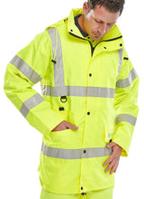 Beeswift Jubilee Hi Vis Jacket Jj - Saturn Yellow - Customisable Jacket