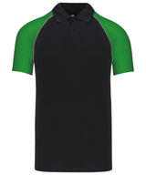 Polo baseball contrast polo shirt