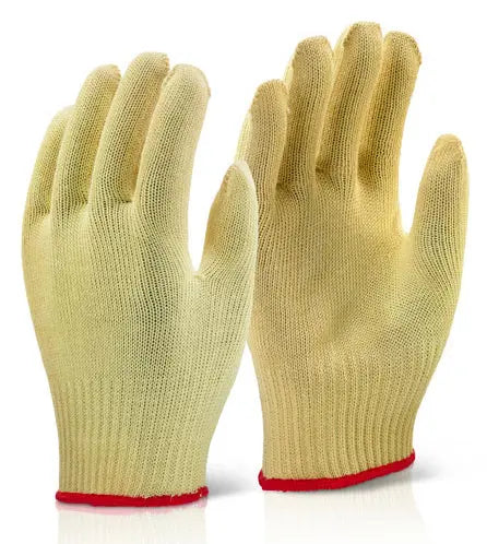 Beeswift Reinforced Medium Weight Gloves Kgmw - Yellow - Customisable Cut Resistant