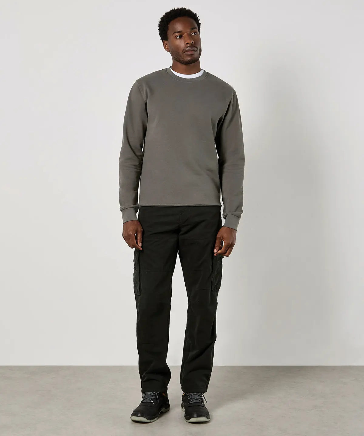 Regular fit piqué sweatshirt