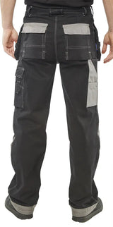 Beeswift Kington Multi Pocket Trousers Kmpt - - Customisable Trousers